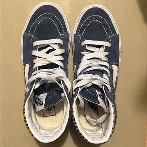 Vans Kids Navy High-Top Sneakers